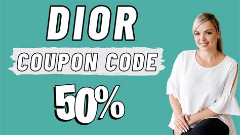 discount codes for dior.